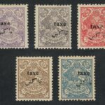 5 رقم از سری تاکس حروف کوچک