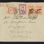 پاکت پست هوایی از آبادان به اسکاتلند