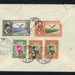 پاکت پست هوایی رضاشاه ارسال به آمریکا
